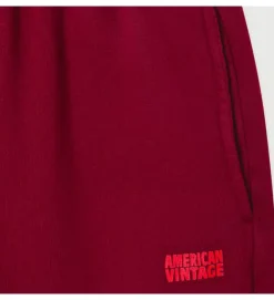 pantalon - SURVETEMENT - vetement femme - Coton - Bordeaux - American vintage