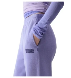pantalon - SURVETEMENT - vetement femme - Coton - Violet - American vintage