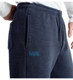 pantalon - SURVETEMENT - vetement homme - Cuir - Bleu Marine - American vintage