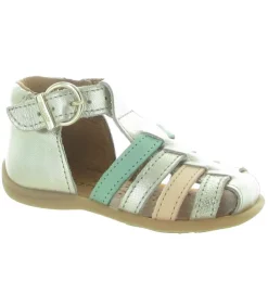pre marche du 16 au 23 - - bebe fille - Cuir - Argent - Bellamy