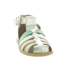 pre marche du 16 au 23 - - bebe fille - Cuir - Argent - Bellamy