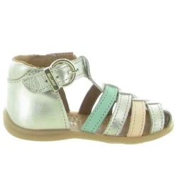 pre marche du 16 au 23 - - bebe fille - Cuir - Argent - Bellamy