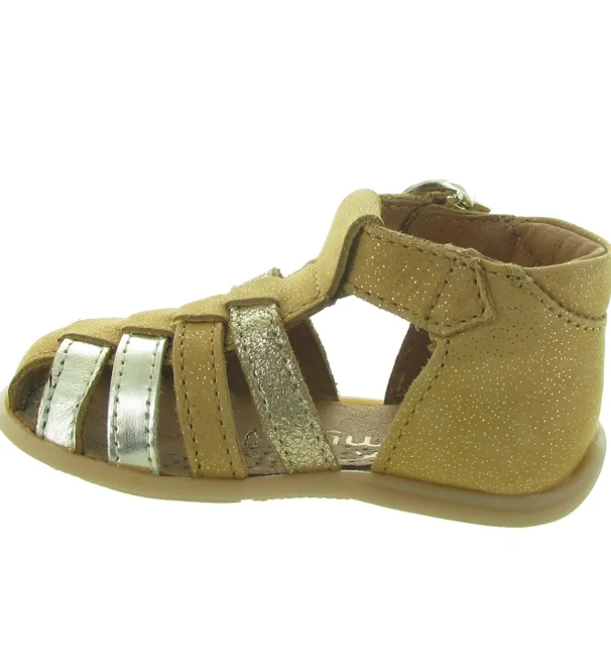 pre marche du 16 au 23 - - bebe fille - Cuir - Camel - Bellamy