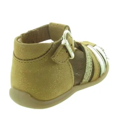 pre marche du 16 au 23 - - bebe fille - Cuir - Camel - Bellamy