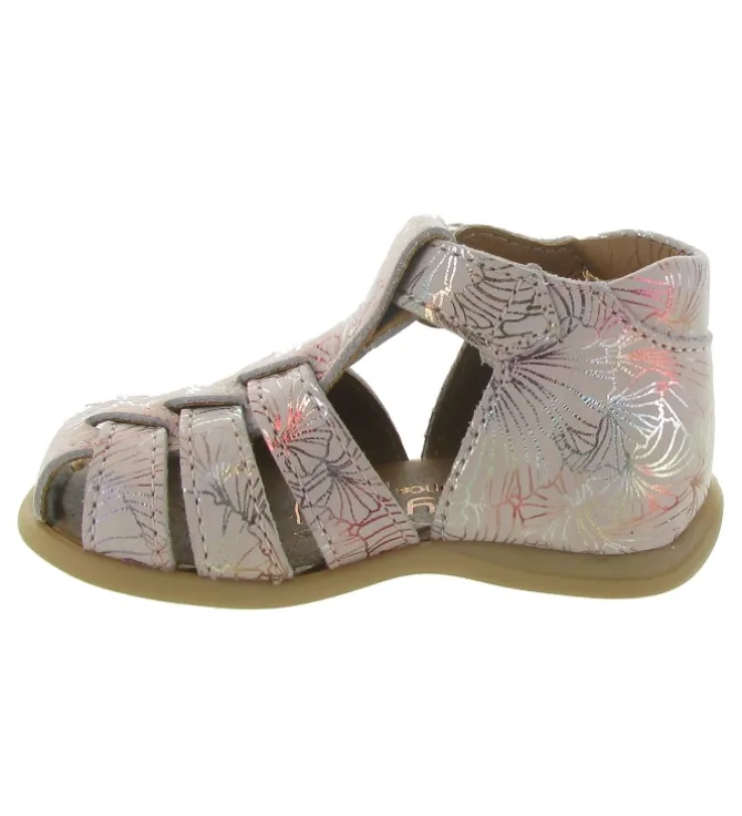 pre marche du 16 au 23 - - bebe fille - Cuir - Rose - Bellamy