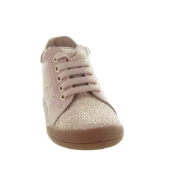 pre marche du 16 au 23 - - bebe fille - Cuir - Rose - Babybotte