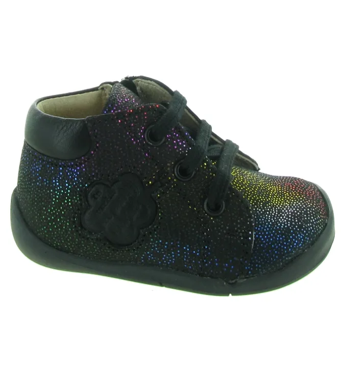pre marche du 16 au 23 - - bebe fille - Cuir - Noir - Kickers