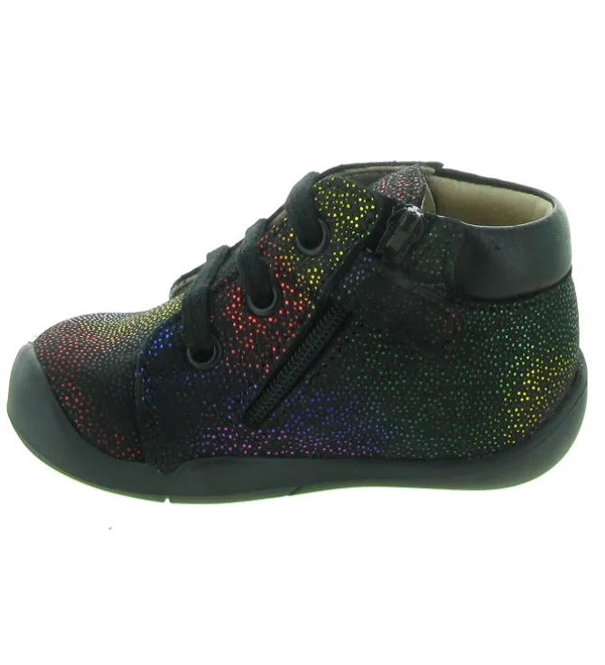 pre marche du 16 au 23 - - bebe fille - Cuir - Noir - Kickers