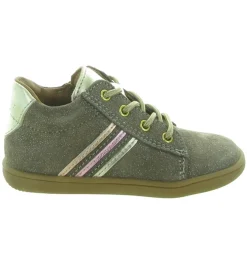 pre marche du 16 au 23 - - bebe fille - Cuir - Gris - Bellamy