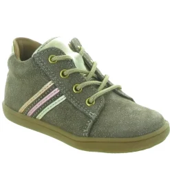pre marche du 16 au 23 - - bebe fille - Cuir - Gris - Bellamy