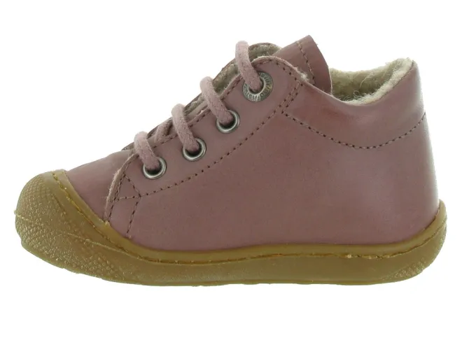 pre marche du 16 au 23 - - bebe fille - Cuir - Rose - Naturino