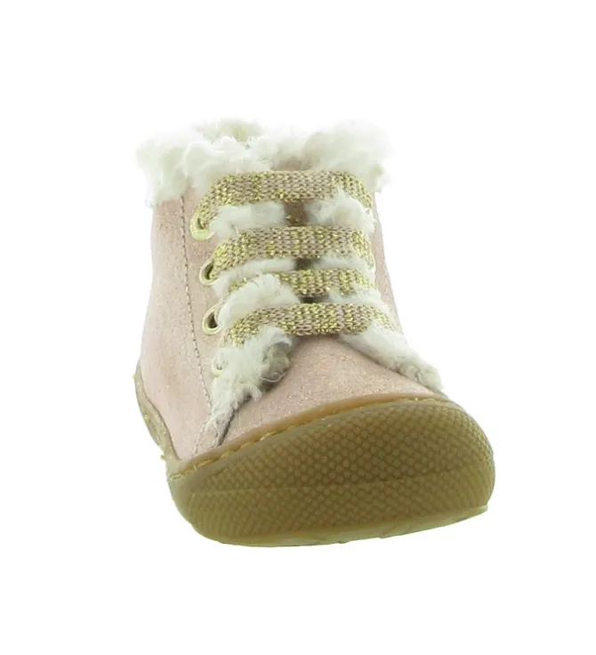 pre marche du 16 au 23 - - bebe fille - Cuir - Rose - Naturino