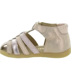 pre marche du 16 au 23 - - bebe fille - Cuir - Rose - Babybotte