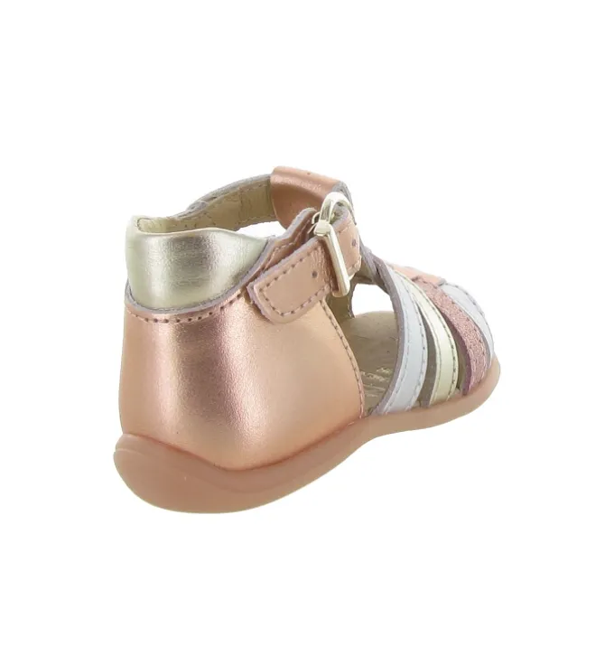 pre marche du 16 au 23 - - bebe fille - Cuir - Rose - Bellamy