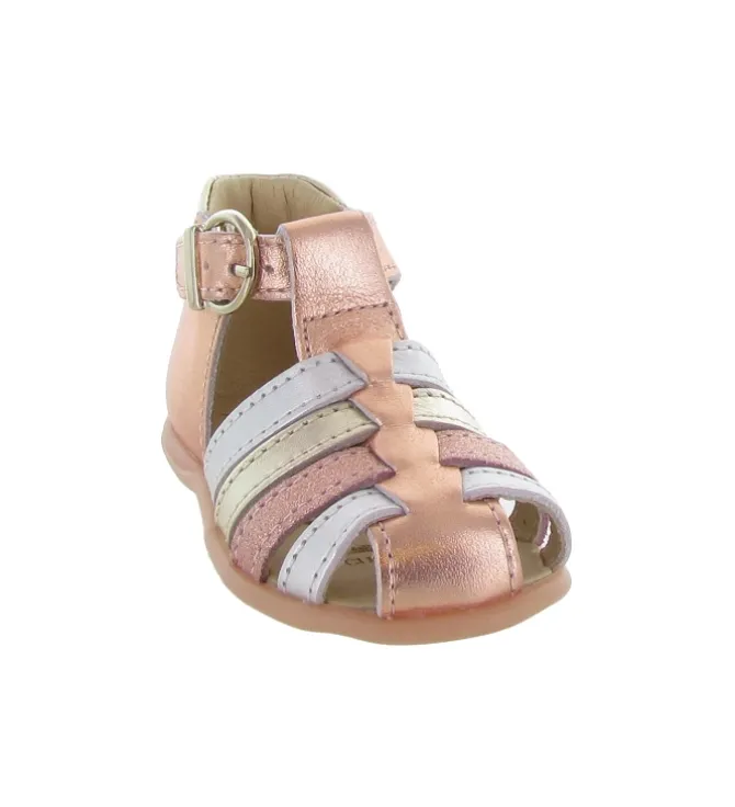 pre marche du 16 au 23 - - bebe fille - Cuir - Rose - Bellamy