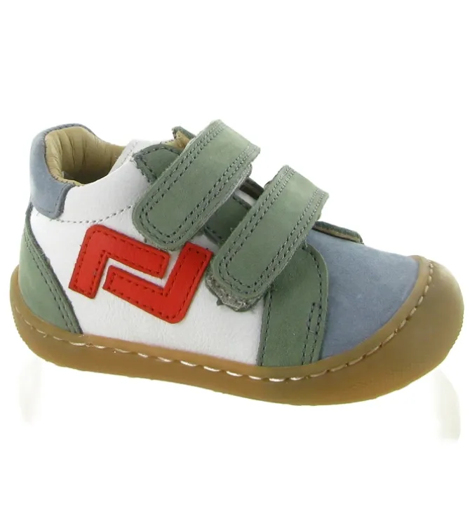 pre marche du 16 au 23 - - bebe garcon - Cuir - Kaki - Bellamy