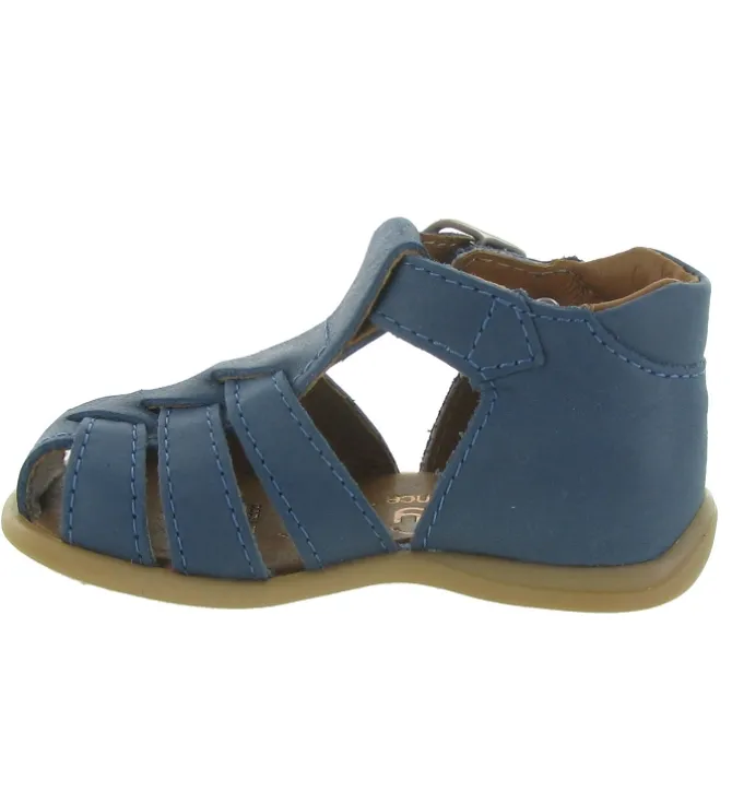 pre marche du 16 au 23 - - bebe garcon - Cuir - Bleu - Bellamy