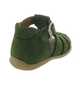 pre marche du 16 au 23 - - bebe garcon - Cuir - Vert - Bellamy