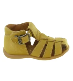 pre marche du 16 au 23 - - bebe garcon - Cuir - Jaune - Bellamy