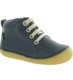 pre marche du 16 au 23 - - bebe garcon - Cuir - Bleu - Kickers