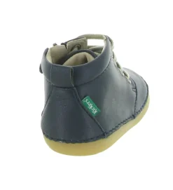 pre marche du 16 au 23 - - bebe garcon - Cuir - Bleu - Kickers