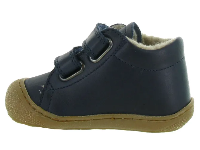 pre marche du 16 au 23 - - bebe garcon - Cuir - Bleu Marine - Naturino
