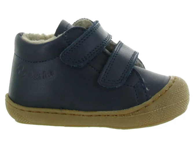 pre marche du 16 au 23 - - bebe garcon - Cuir - Bleu Marine - Naturino