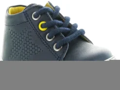 pre marche du 16 au 23 - - bebe garcon - Cuir - Bleu - Bellamy