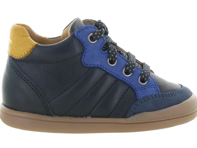 pre marche du 16 au 23 - - bebe garcon - Cuir - Bleu - Babybotte