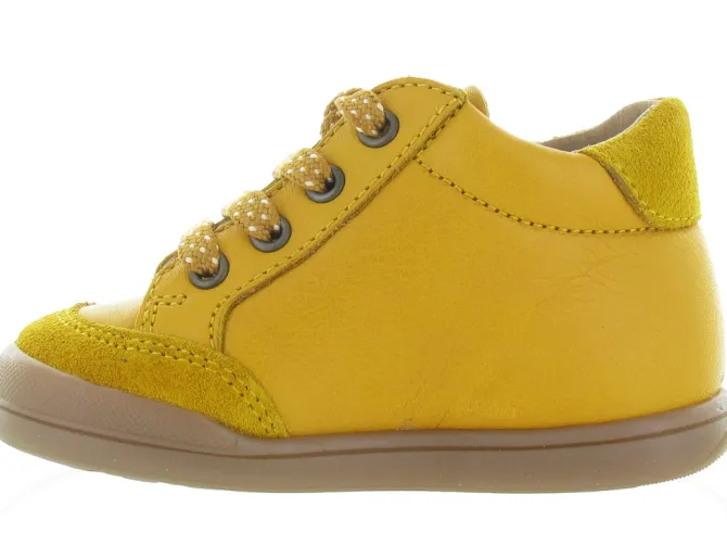 pre marche du 16 au 23 - - bebe garcon - Cuir - Jaune - Babybotte