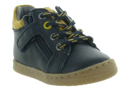 pre marche du 16 au 23 - - bebe garcon - Cuir - Bleu - Bellamy