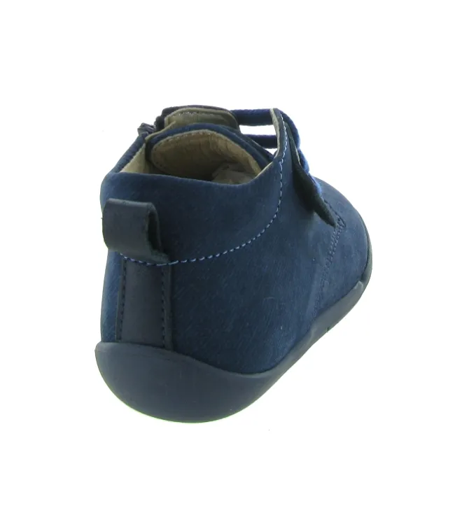 pre marche du 16 au 23 - - bebe garcon - Cuir - Bleu Marine - Kickers