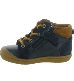 pre marche du 16 au 23 - - bebe garcon - Cuir - Bleu - Bellamy