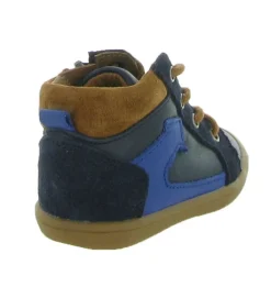 pre marche du 16 au 23 - - bebe garcon - Cuir - Bleu - Bellamy