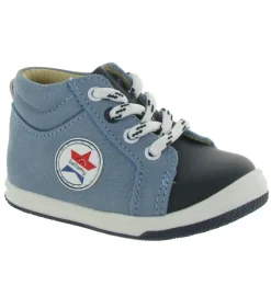pre marche du 16 au 23 - - bebe garcon - Cuir - Bleu - Bellamy