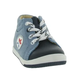 pre marche du 16 au 23 - - bebe garcon - Cuir - Bleu - Bellamy