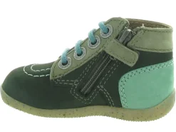 pre marche du 16 au 23 - - bebe garcon - Nubuck - Vert - Kickers
