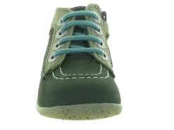 pre marche du 16 au 23 - - bebe garcon - Nubuck - Vert - Kickers