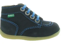 pre marche du 16 au 23 - - bebe garcon - Nubuck - Bleu - Kickers