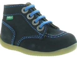 pre marche du 16 au 23 - - bebe garcon - Nubuck - Bleu - Kickers