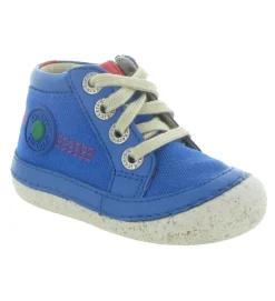 pre marche du 16 au 23 - - bebe garcon - Toile - Bleu - Kickers