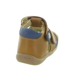 pre marche du 16 au 23 - - bebe garcon - Toile - Marron - Kickers