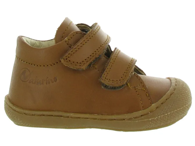 pre marche du 16 au 23 - Semelle souple - bebe garcon - Cuir - Marron - Naturino