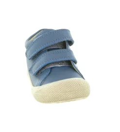 pre marche du 16 au 23 - Semelle souple - bebe garcon - Cuir - Bleu - Naturino