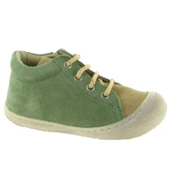 pre marche du 16 au 23 - Semelle souple - bebe garcon - Cuir - Vert - Naturino