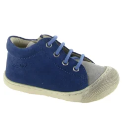 pre marche du 16 au 23 - Semelle souple - bebe garcon - Cuir - Bleu - Naturino