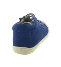 pre marche du 16 au 23 - Semelle souple - bebe garcon - Cuir - Bleu - Naturino