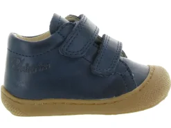 pre marche du 16 au 23 - Semelle souple - bebe garcon - Cuir - Bleu Marine - Naturino