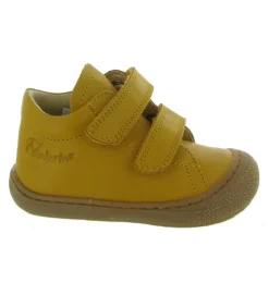 pre marche du 16 au 23 - Semelle souple - bebe garcon - Cuir - Jaune - Naturino