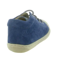 pre marche du 16 au 23 - Semelle souple - bebe garcon - Cuir - Bleu Marine - Naturino